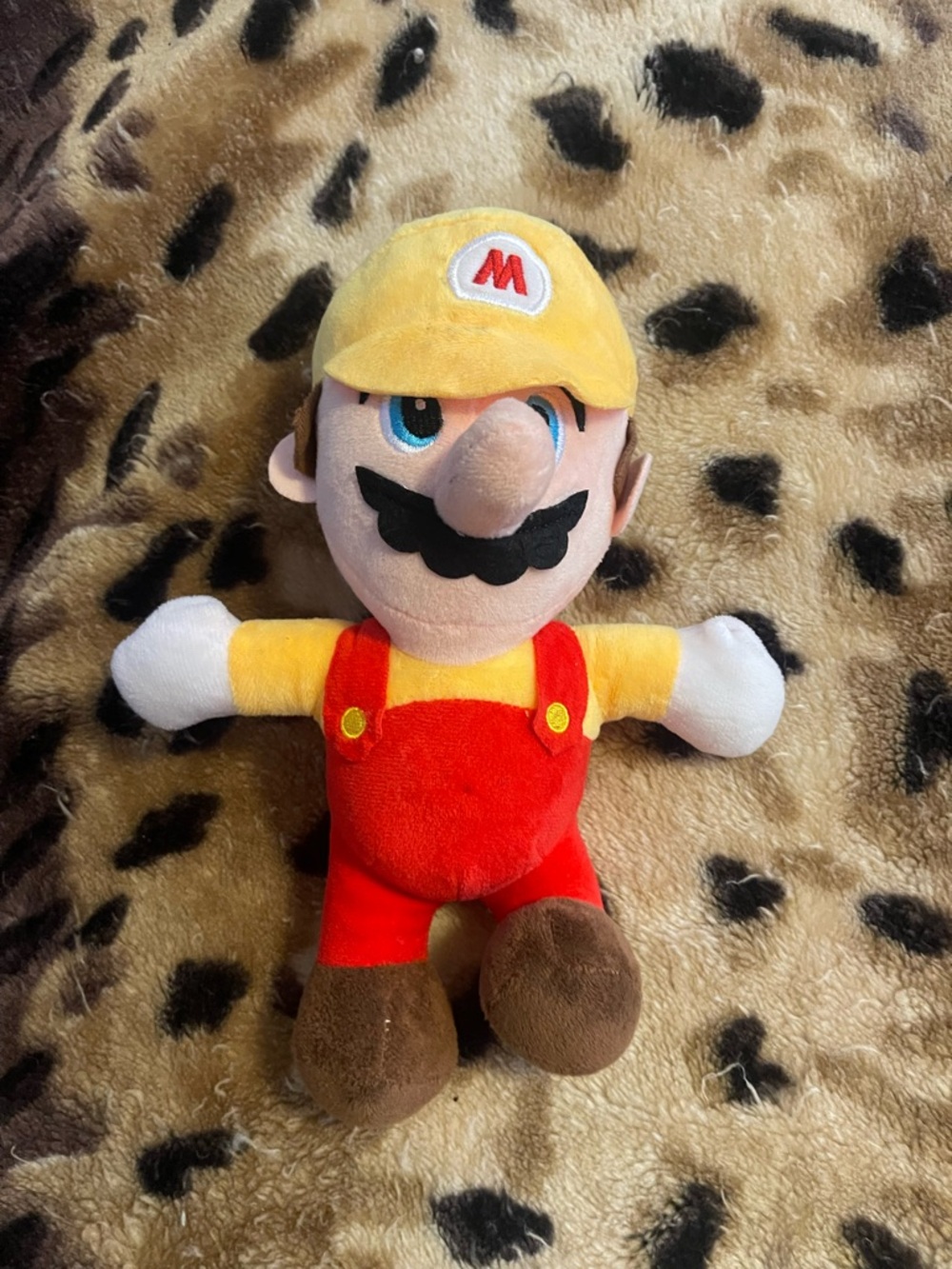 Nintendo Plush Mario Doll in Yellow Hat and Red Overalls